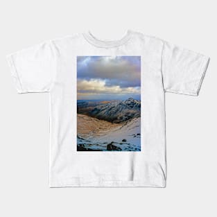 The Pike of Blisco From Bowfell Kids T-Shirt